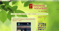 Desktop Screenshot of historiaenatureza.com
